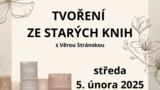 Tvoření ze starých knih v Městské knihovně Bakov nad Jizerou